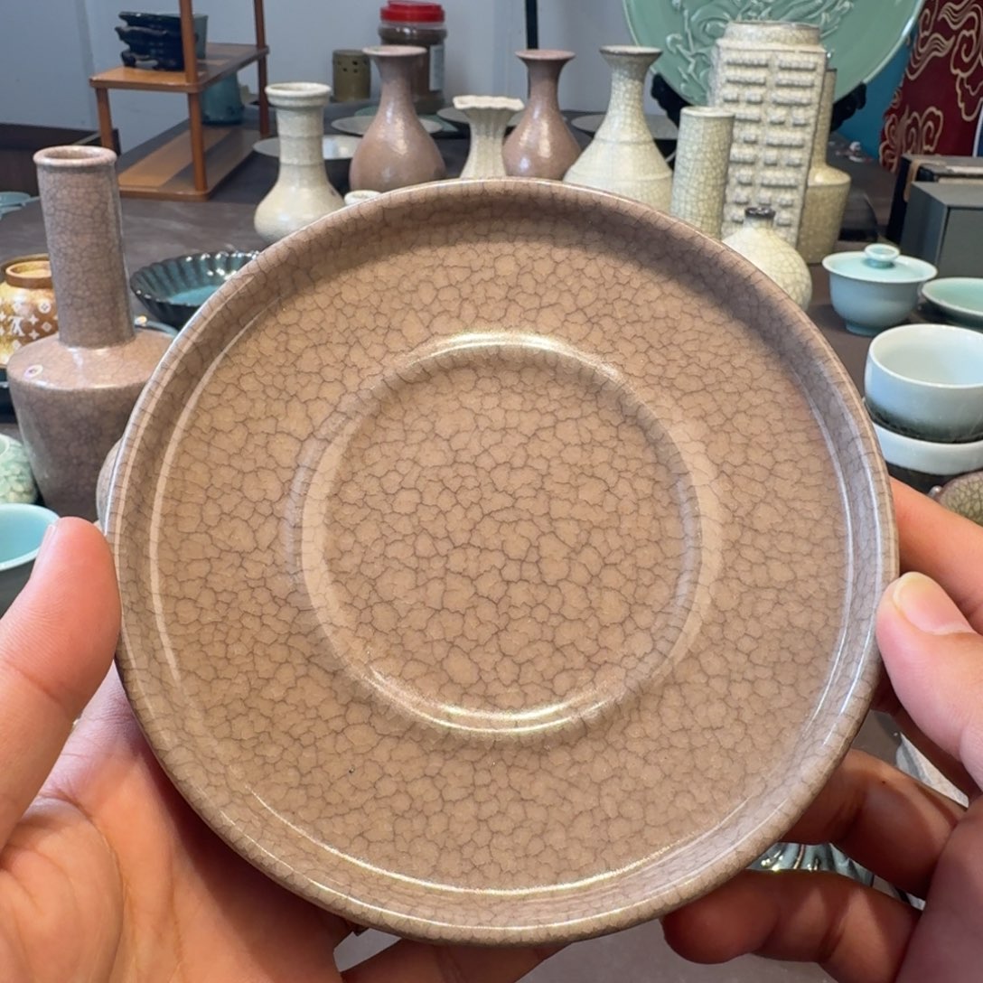 杉***杉龙泉青瓷茶具微瑕