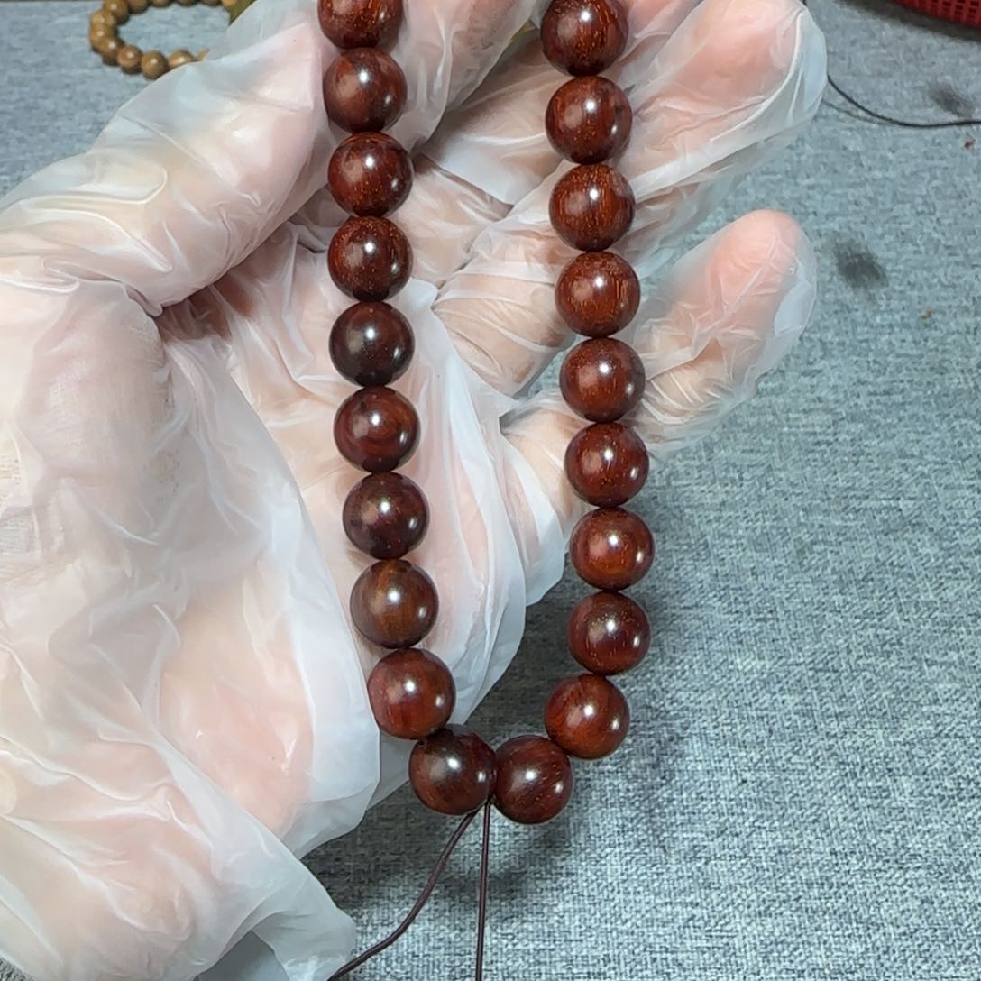 木印度小叶紫檀1.2超精工麟底金星（微瑕不退不换）