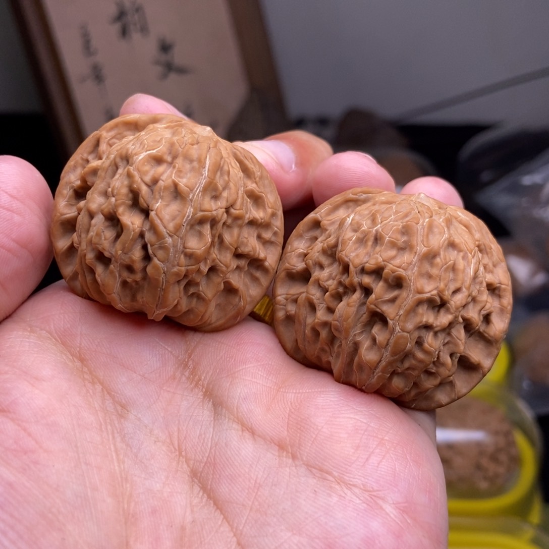 文玩核桃吊坠全品39➕尺磨盘红皮山地精品a7