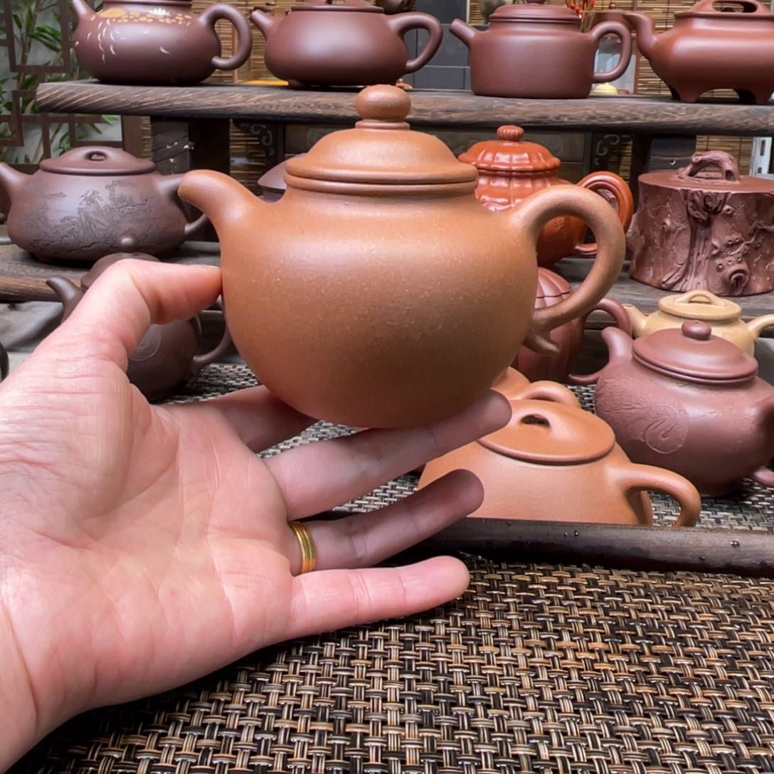 紫砂茶壶宜兴原矿紫砂手工制280全