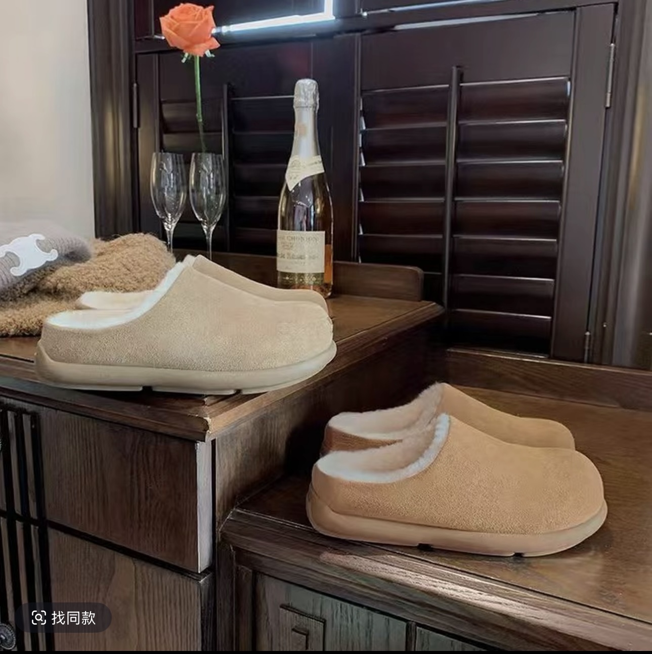 【拖鞋半包】男女同款半包防水慵懒时尚雪地靴冬季休闲通用保暖鞋3