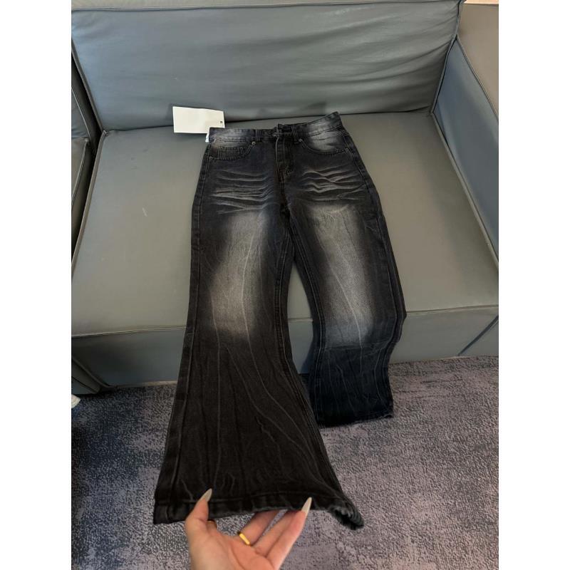 K8-2 【栗丽子专属】夏季新款休闲牛仔裤高街潮流痞帅百搭长裤