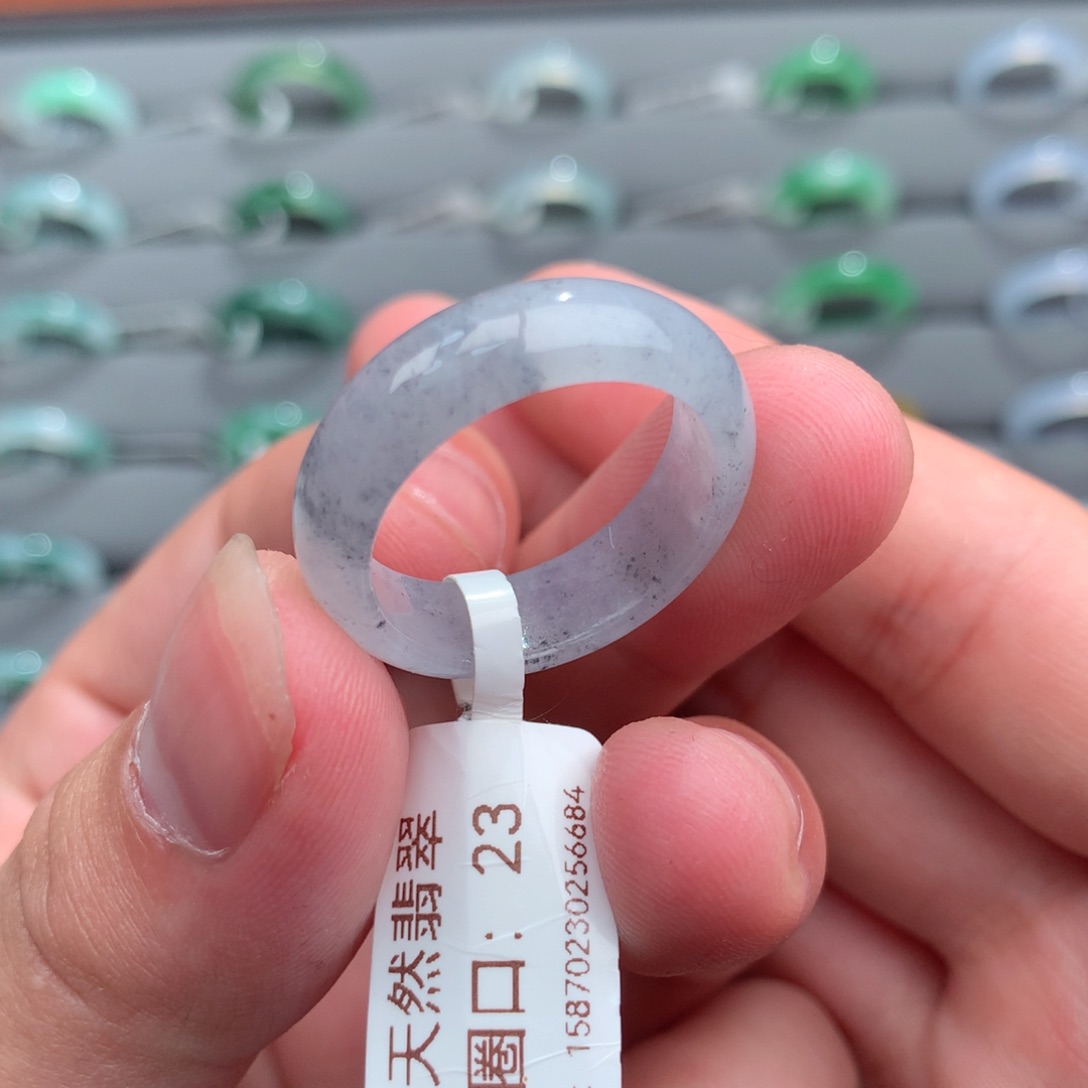 翡翠戒指未镶嵌天然