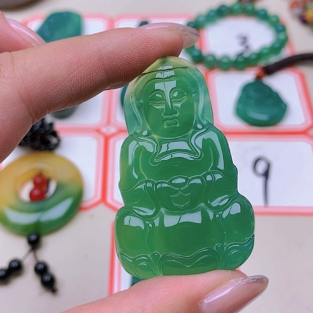 【闪购商品】未镶嵌玛瑙/玉髓珠宝半成品悠**b