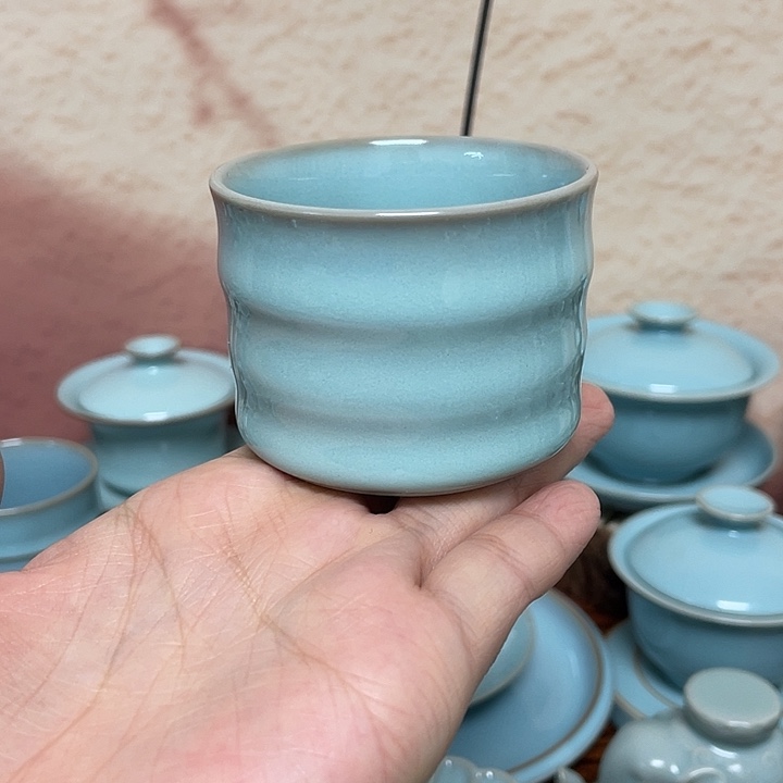 杯子半价赵志强风穴土竹节杯有瑕