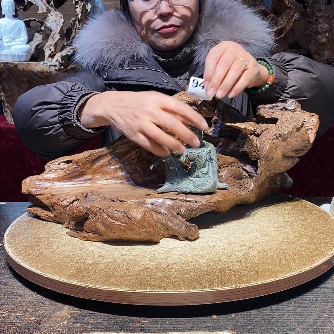 文***竹949。株木随行根艺