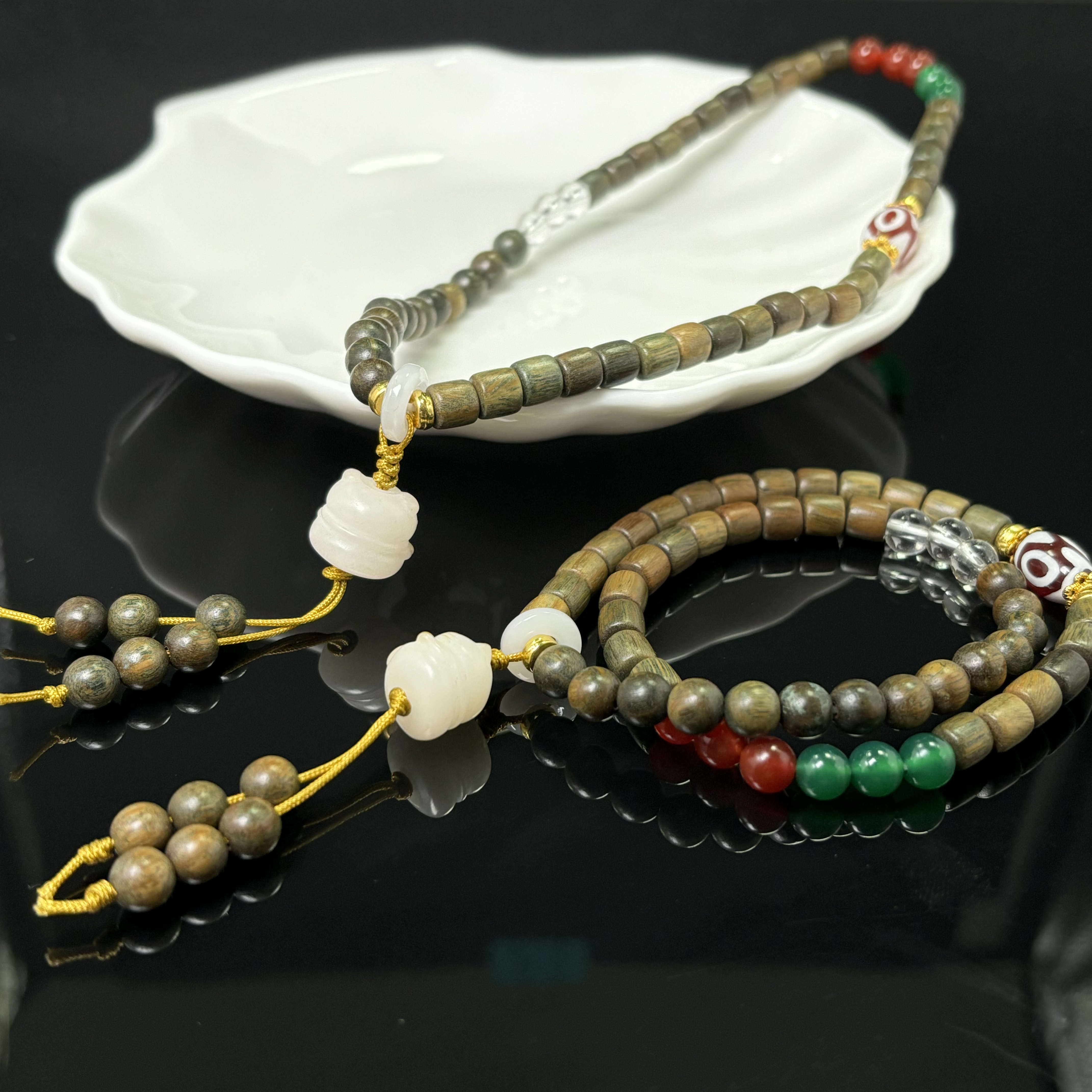 【老郑家】 木作DIY多圈手串一条 约6mm（多样性发一件）169