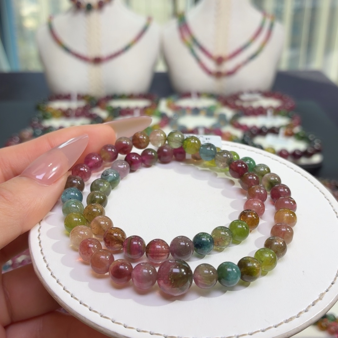 未镶嵌手链碧玺A4