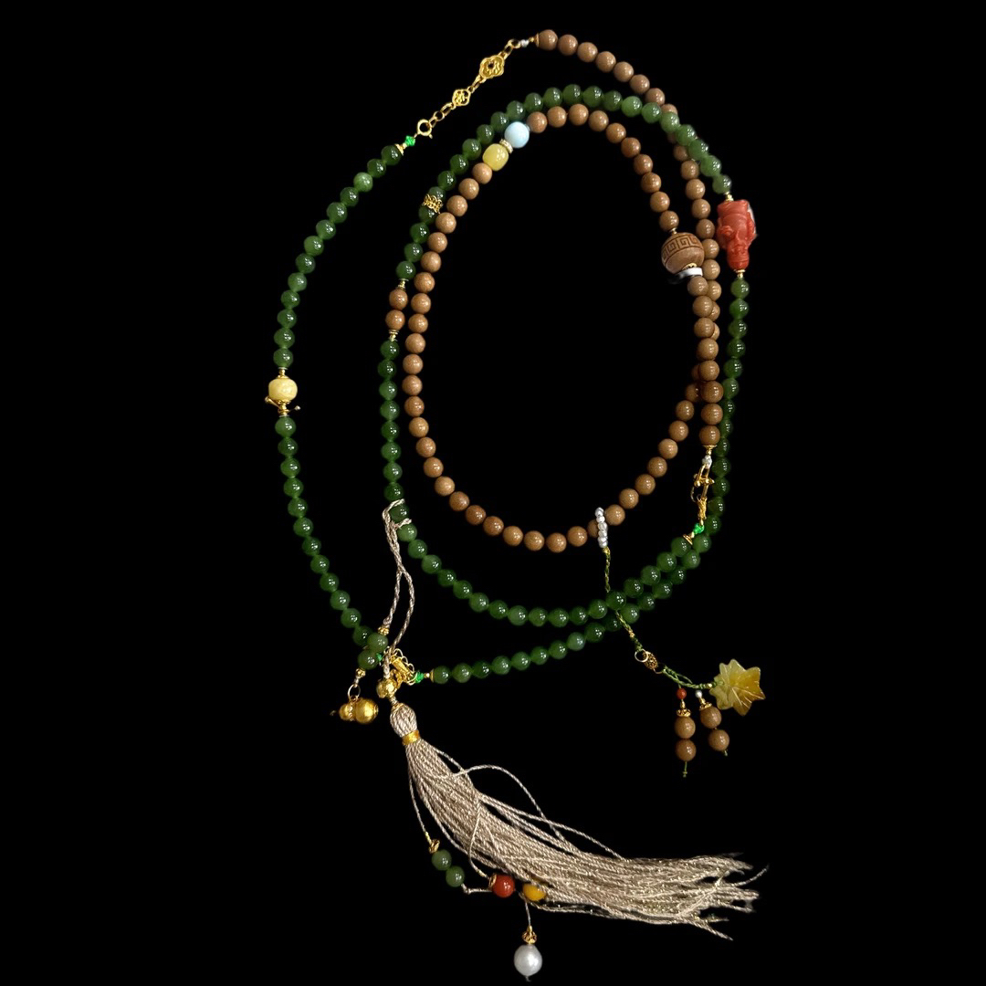 6994和田玉斜挎孤品