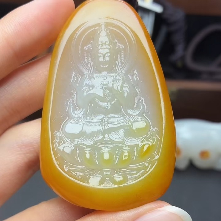 和田玉玉石挂件N1224拍一发一