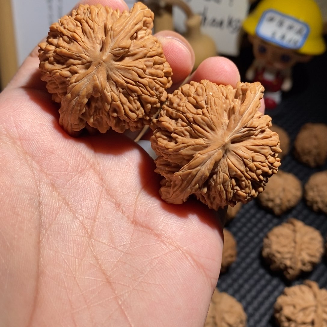 文玩核桃把件全品46蓟县楼