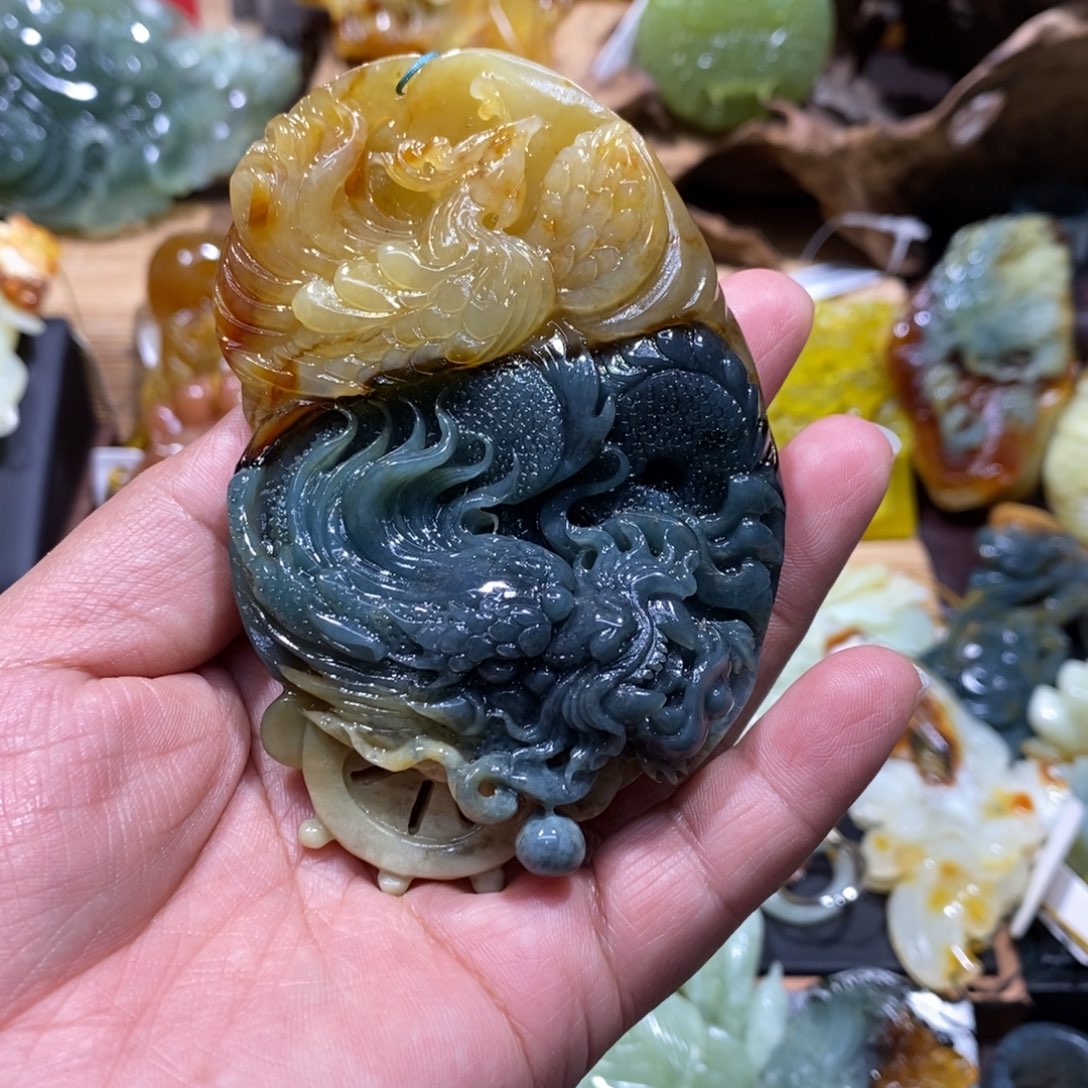 蛇纹石玉颈饰未镶嵌*️***