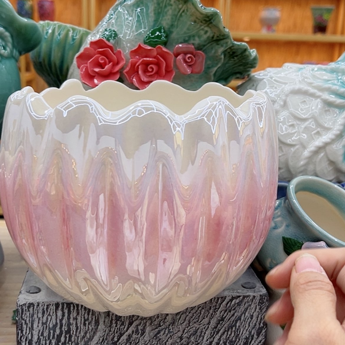 【闪购商品】陶瓷花盆