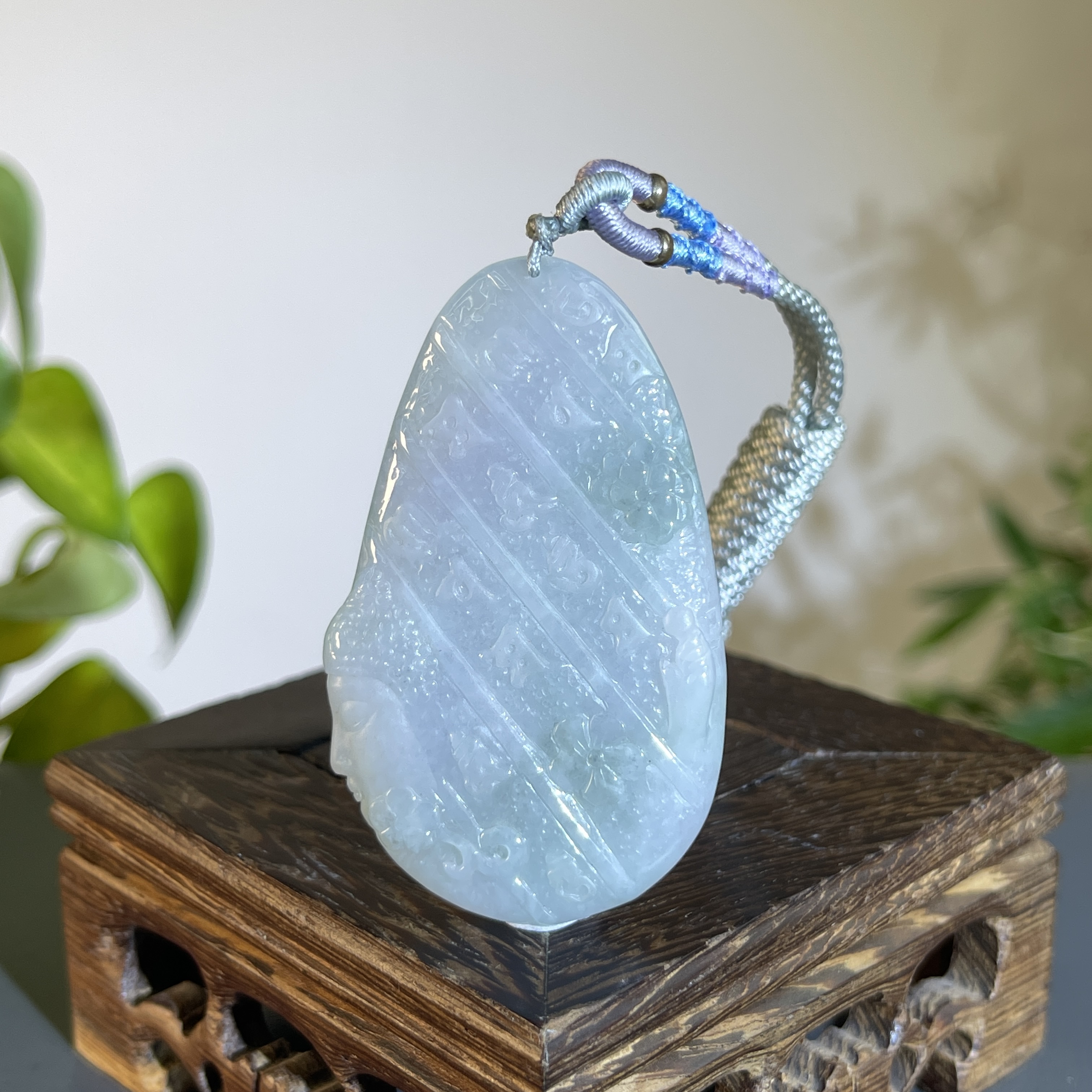 JCB12-84   天然缅甸A货翡翠   悟道拜佛