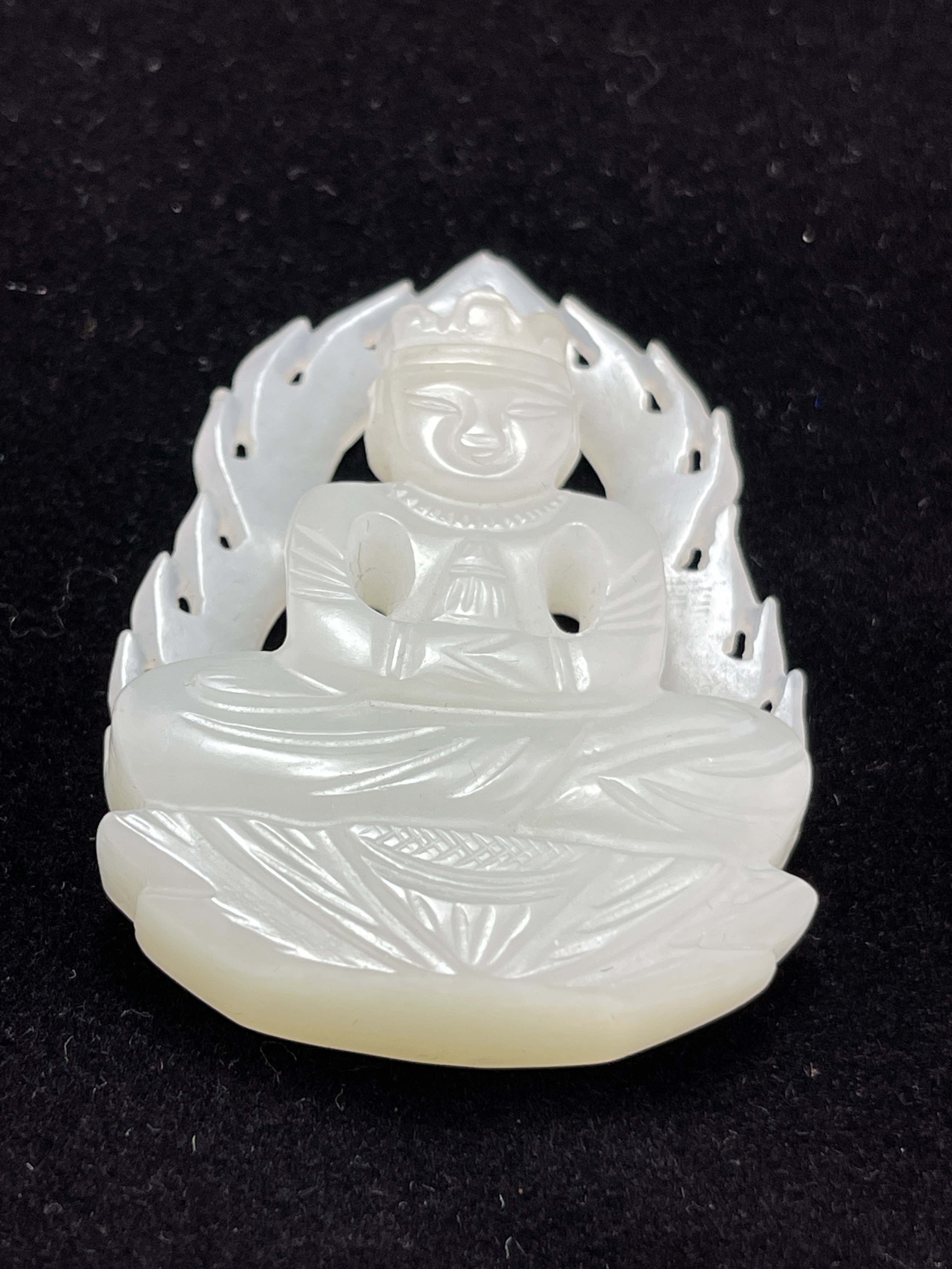 和田玉白玉吊坠挂件