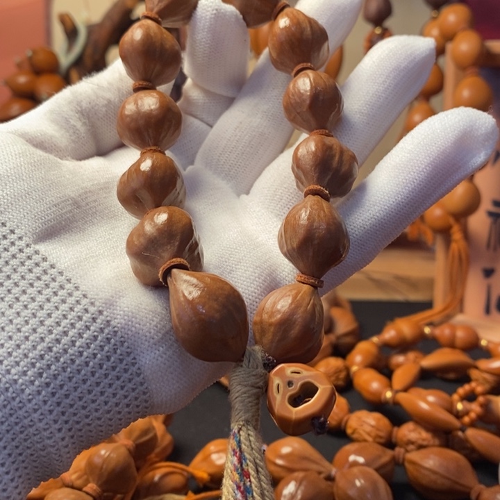 橄榄核手串/手链1.7原皮蜜桃