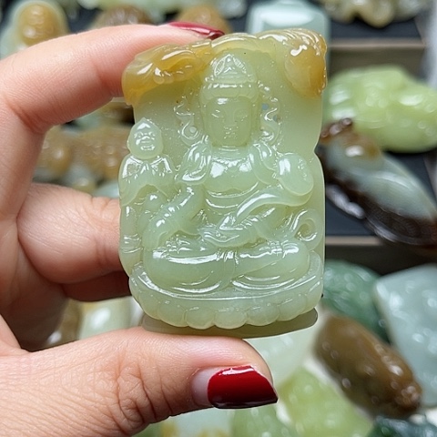 颈饰未镶嵌和田玉
