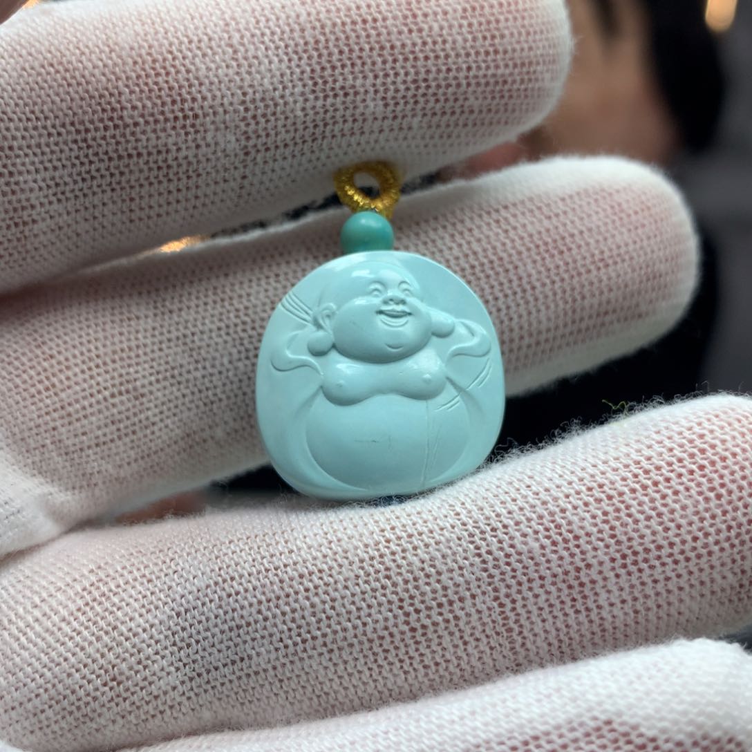 绿松石挂件未镶嵌