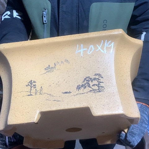 紫砂花盆手工制作