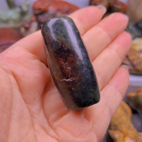 岫岩河磨玉（透闪石质玉）吊坠(不含链)未镶嵌