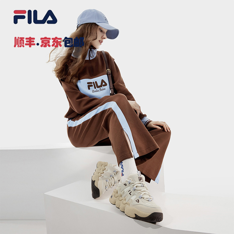 【帕尼尼】FILA斐乐男女篮球鞋爆款面包老爹鞋帕尼尼F12W412111F