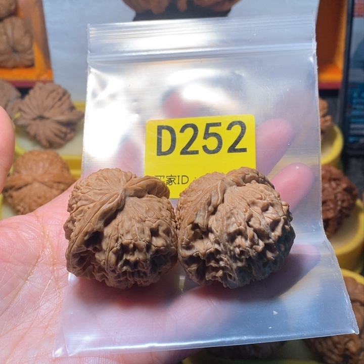 文玩核桃把件C****n白狮子。  全品41