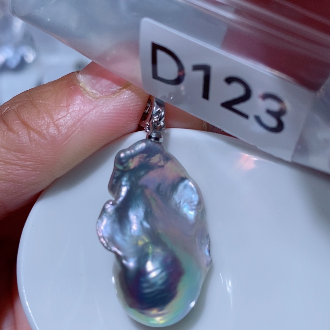 淡水珍珠其他银S925镶嵌哮*