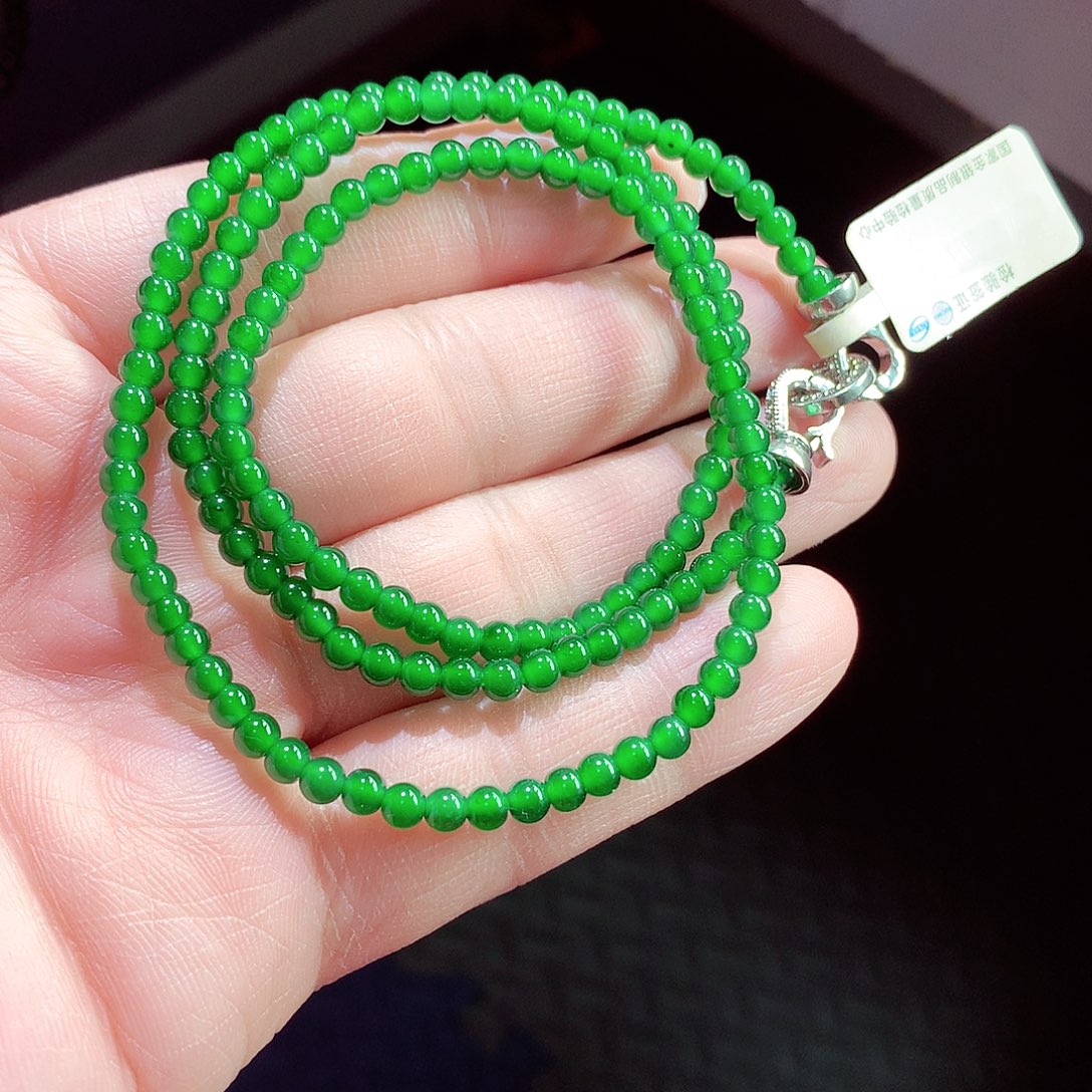 翡翠手链未镶嵌天然翡翠手链未镶嵌