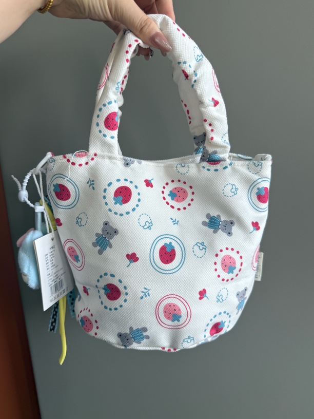 福利品小熊帆布包便携小号手拎手提包帆布袋礼品袋1