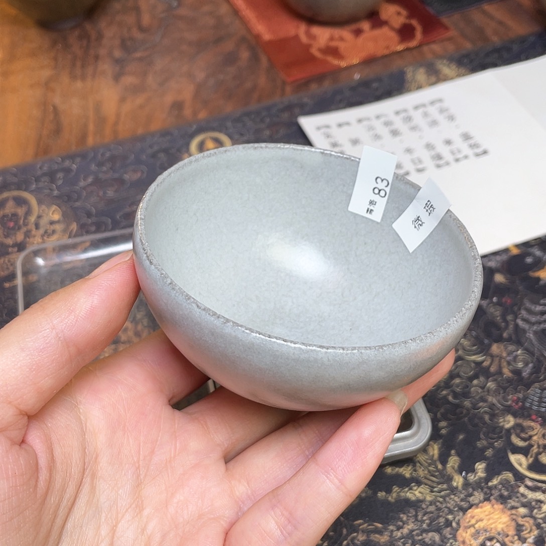 茶盏83 福临号建盏柴烧薄胎微瑕