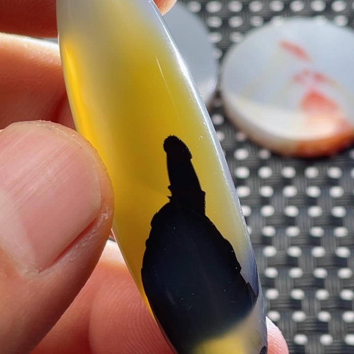 玛瑙/玉髓吊坠(不含链)未镶嵌滑*