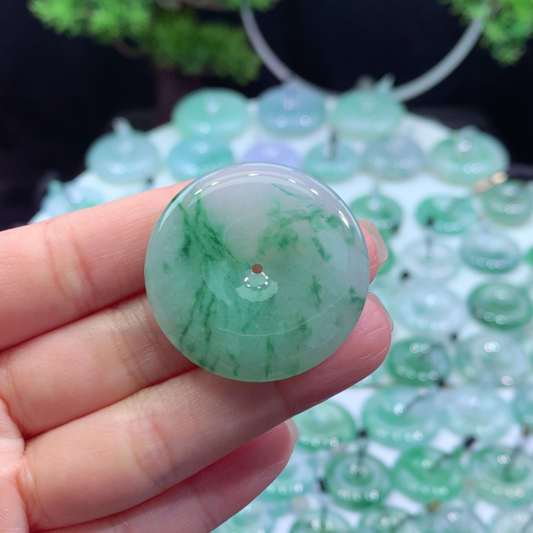 颈饰未镶嵌翡翠7尺寸34.1*6.0