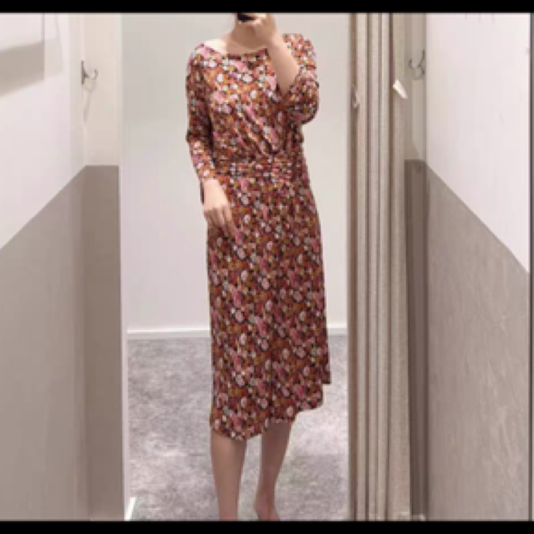 99新 MaxMara 碎花连衣裙/L码/A03784