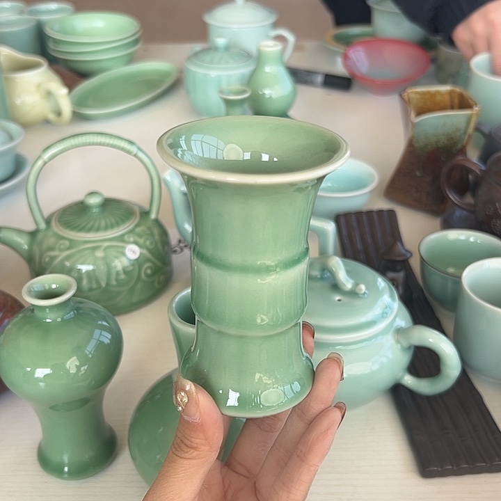 小米茶器龙泉青瓷