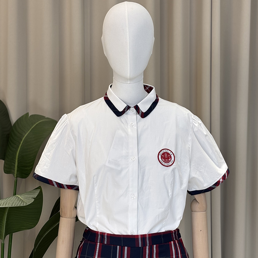 沙市二中夏季女短衬