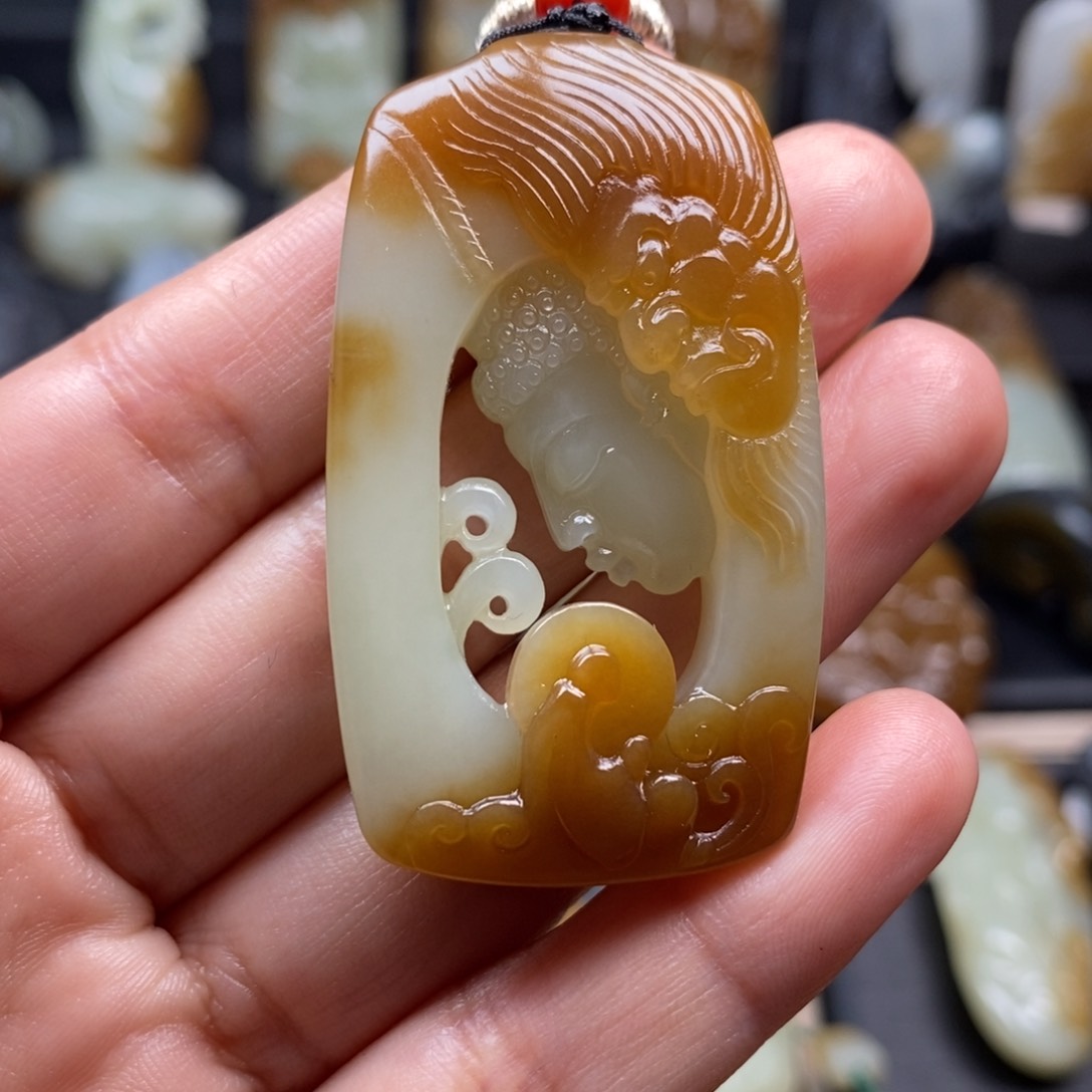 和田玉挂件未镶嵌