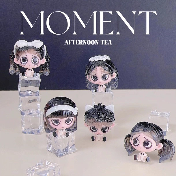 【白雪拆盒】kiki排排坐萌粒潮玩盲盒手办