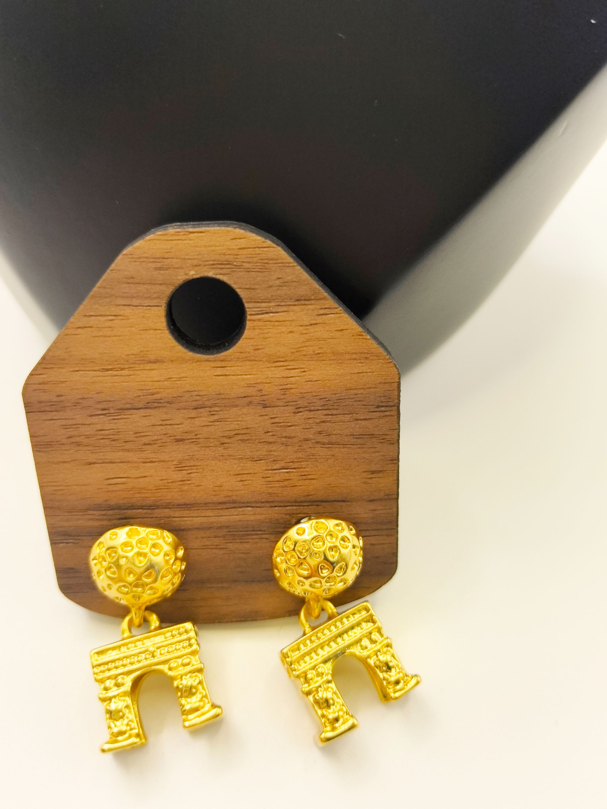 铜合金耳饰 中古复古宫廷百搭气质耳饰朋克风欧美风精美耳环轻奢