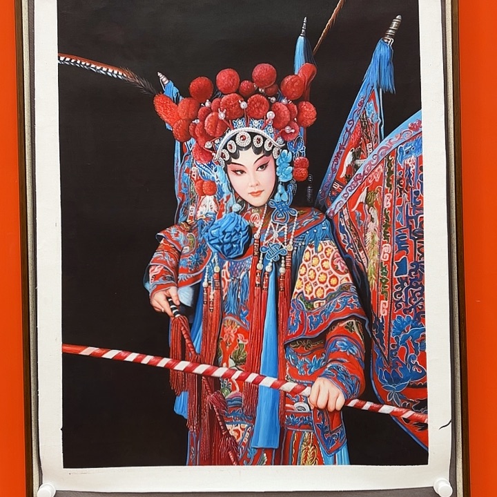 国画二郎老师国际展览原作