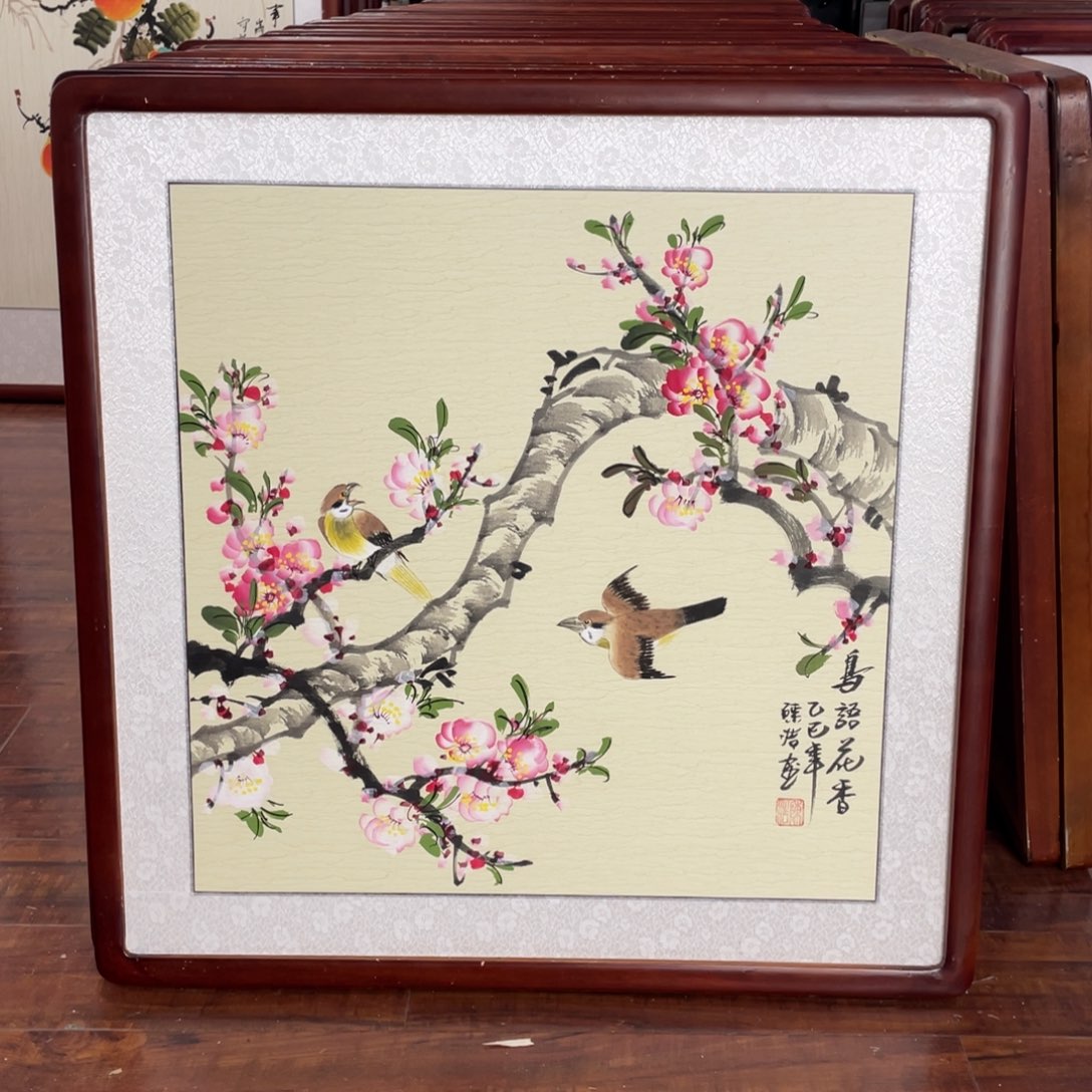 国画带框尺寸63*63厘米