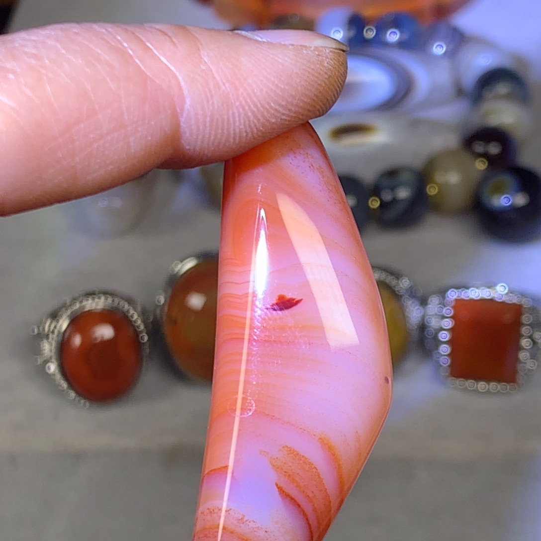 玛瑙/玉髓未镶嵌颈饰