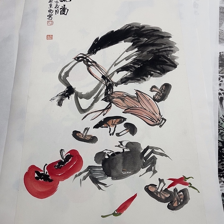 姜奇老师花鸟作品69×34