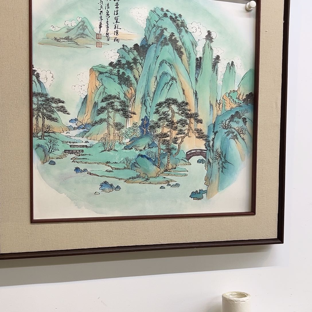 国画手绘国画，精品山水