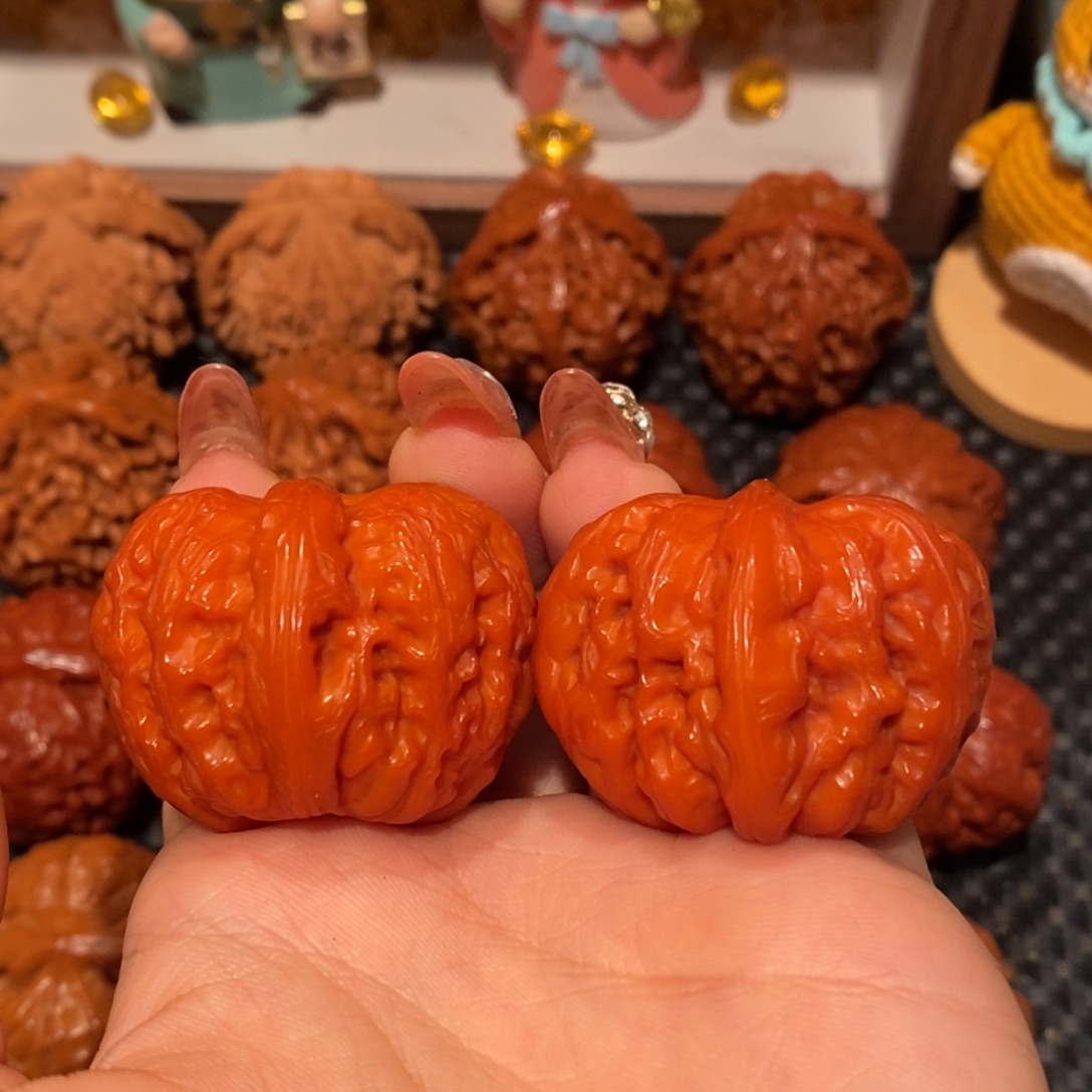 桃核吊坠40玉化平谷元宝，1198