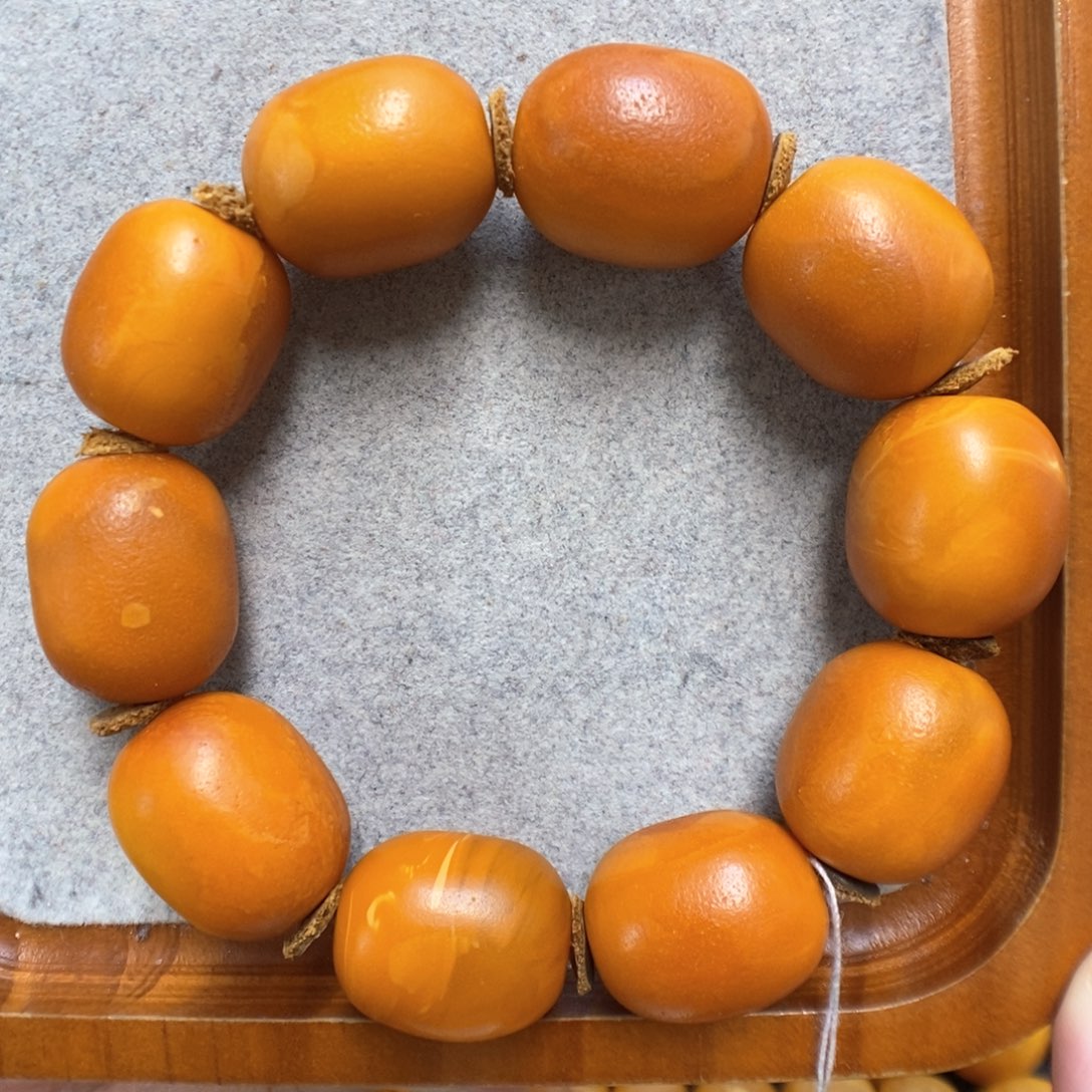 蜜蜡手串未镶嵌蜜蜡手串