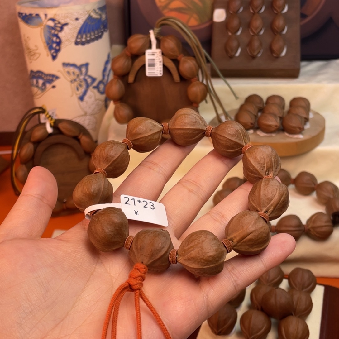蒙***白橄榄核手串/手链2123梅林铁核