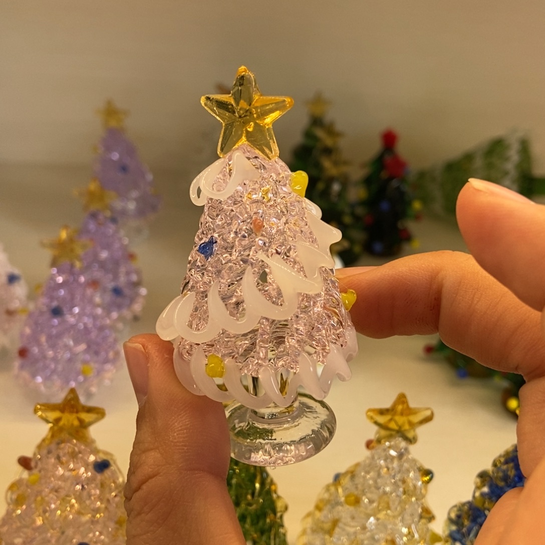 手工艺品琉璃粉白