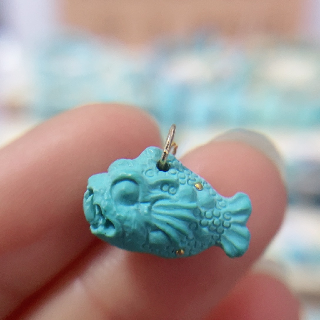 绿松石珠宝奇石未镶嵌