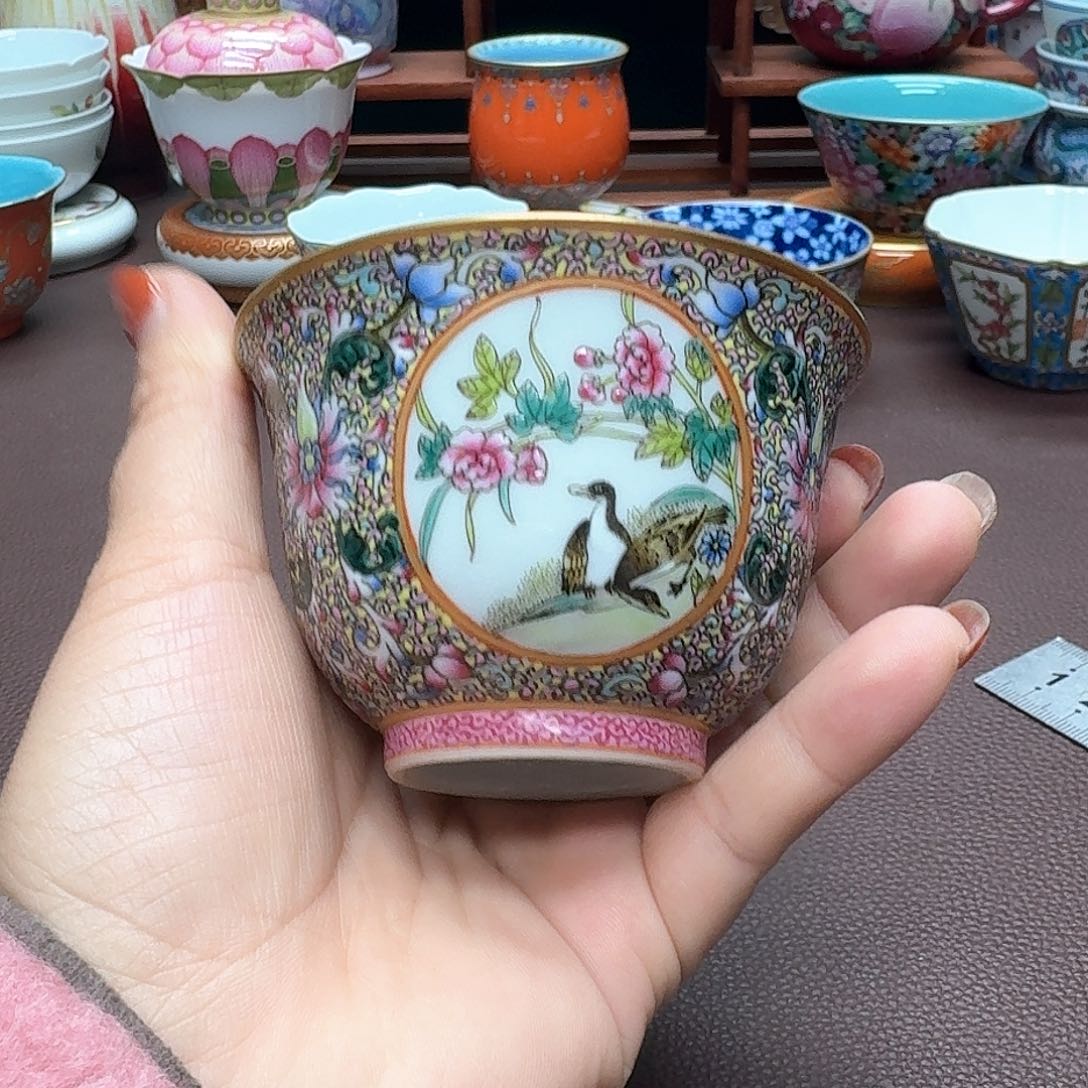 瓷片景德镇仿古手工制作精品展示