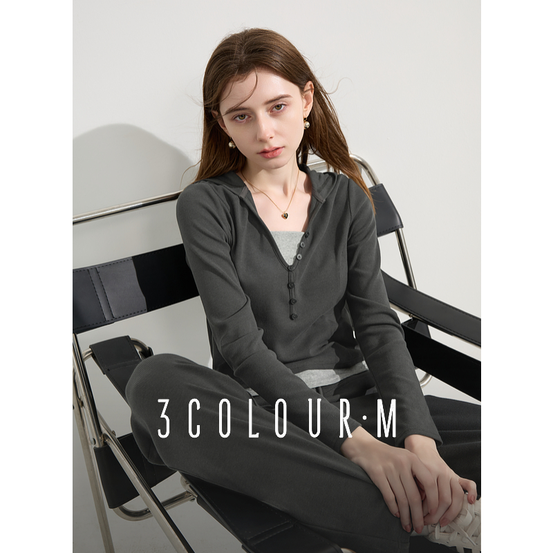 【大瑶专享】W401X2080G00三彩2025春季新款两件套休闲套装假dbc